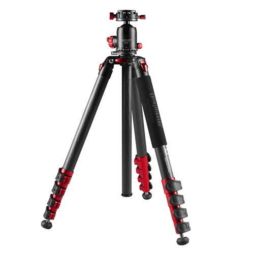 Promaster Sp532C Professional Carbon Fiber Tripod Kit With Head - Specialist Series