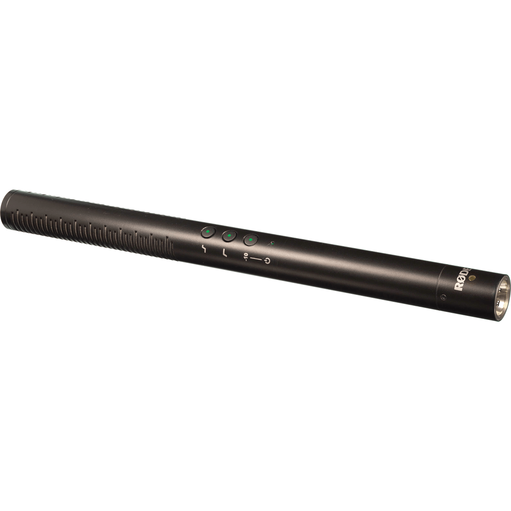 Rode Ntg4+ Shotgun Microphone With Digital Switches And Built-In Rechargeable Battery