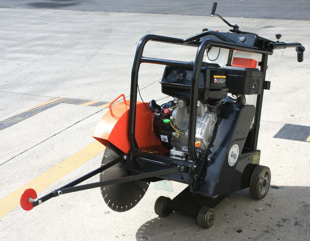 14HP 420cc Gas Power Walk Behind 18" Concrete Floor Cut Off Saw w/ Blade