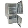 BP825524 55x24x82" Offset Floor Diamond Tread Aluminum Backpack