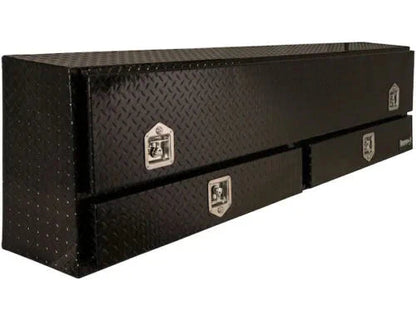 88" Black Diamond Tread Aluminum Contractor Truck Box w/Drawers