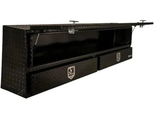 88" Black Diamond Tread Aluminum Contractor Truck Box w/Drawers