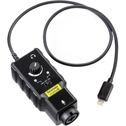 Saramonic Smartrig Di, Single-Channel Mic And Guitar Interface With Lightning Connector For Ios Devices