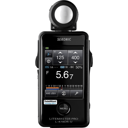 Sekonic Litemaster Pro L-478Dr-U Light Meter For Pocketwizard System