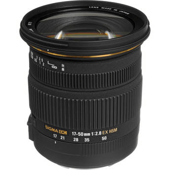 Sigma 17-50Mm F/2.8 Ex Dc Os Lens For Canon Ef
