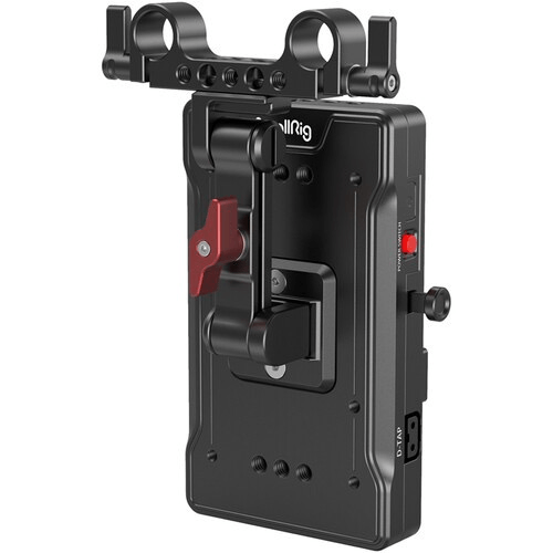 Smallrig V-Mount Battery Adapter Plate With 15Mm Lws Rod Clamp & Adjustable Arm