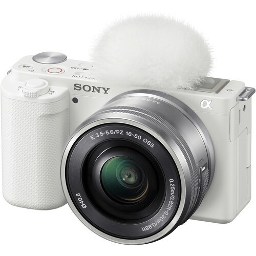 Sony Zv-E10 Mirrorless Camera With 16-50Mm Lens (White)