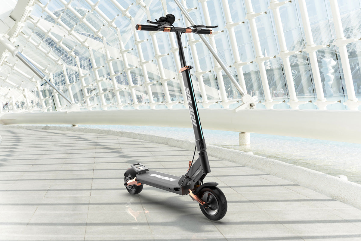 Splach-Turbo Plus: Ultra-Smooth Suspension E-Scooter To Propel You Fast.