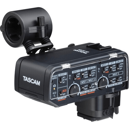 Tascam Ca-Xlr2D-C Xlr Microphone Adapter Kit For Canon Cameras