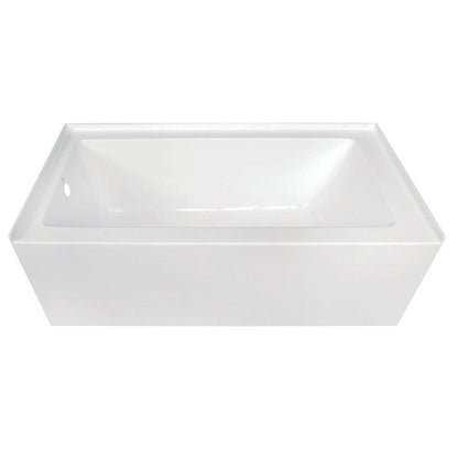 Aqua Eden Vtde603122X-P 60-Inch Acrylic Regular Alcove Tub