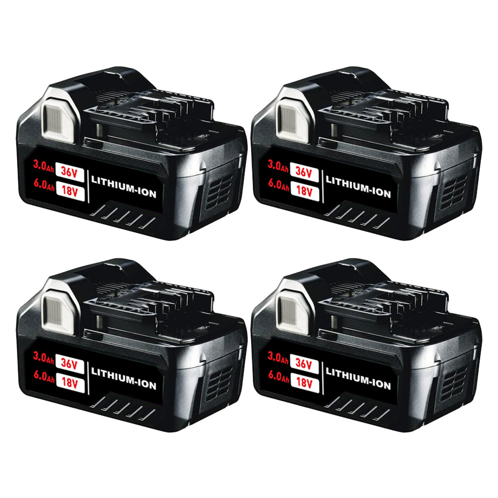 X4 18V/36V 6.0Ah Lithium-Ion Replacement Battery For Metabo Hpthitachi Multivolt Battery / 371751M 372121M Bsl36A18 Bsl36B18